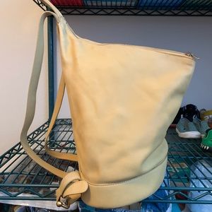 Loewe Yellow Anton Leather Backpack